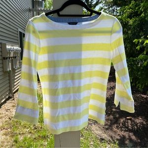 Nautica Women's Boatneck 3/4 Sleeve Shirt